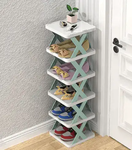 Smart Foldable Shoes Shelf 6 Tier Shoe Rack