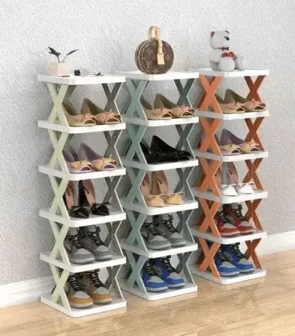 Smart Foldable Shoes Shelf 6 Tier Shoe Rack