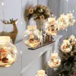 Christmas Curtain LED Light Spheres