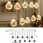 Christmas Curtain LED Light Spheres