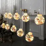 Christmas Curtain LED Light Spheres