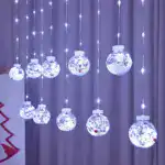 Christmas Curtain LED Light Spheres