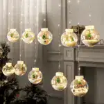 Christmas Curtain LED Light Spheres