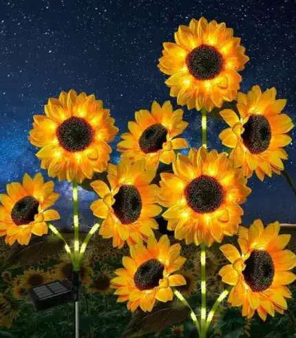 Sunflower Solar Lights 🌻