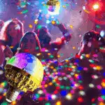 Colorful Rotating Disco Ball Light