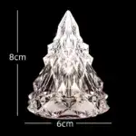 🔥Night Light Crystal Mini Christmas Tree Light Flameless LED