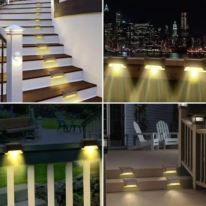 Garden fence lighting