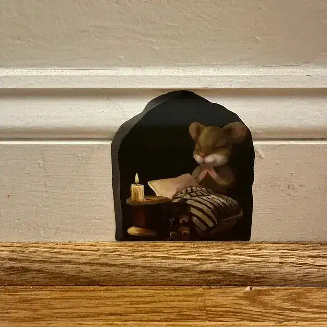 Decorative sticker on different surfaces