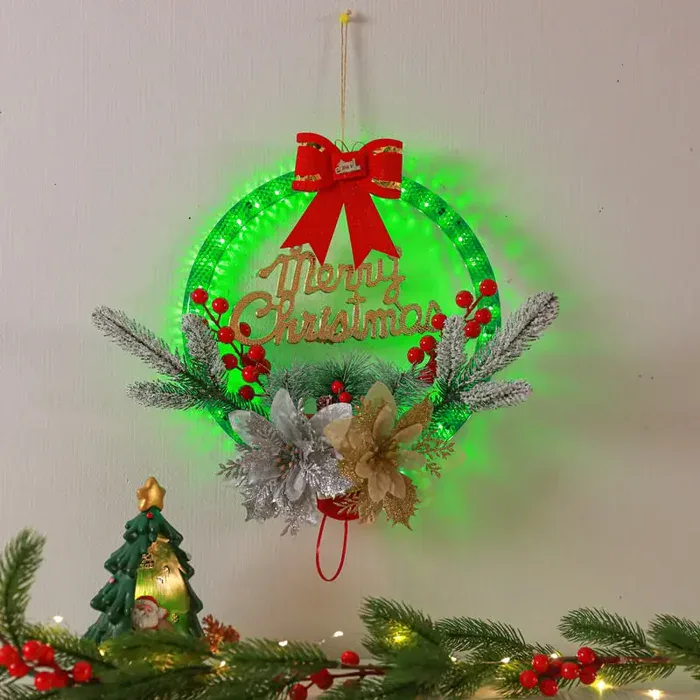 Decorated wreath