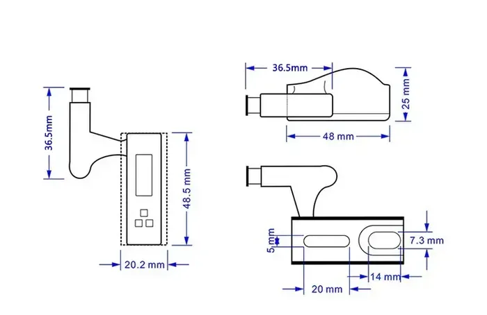 Product size diagram