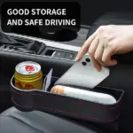 Leather Multifunctional Car Seat Organizer - Image 3