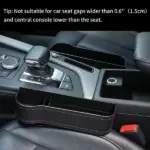 Leather Multifunctional Car Seat Organizer - Image 7