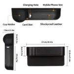 Leather Multifunctional Car Seat Organizer - Image 10